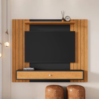 QUEIMA DE ESTOQUE - Painel para Tv até 42 polegadas c/ Prateleira Berlim - Várias cores em Oferta na Shopee