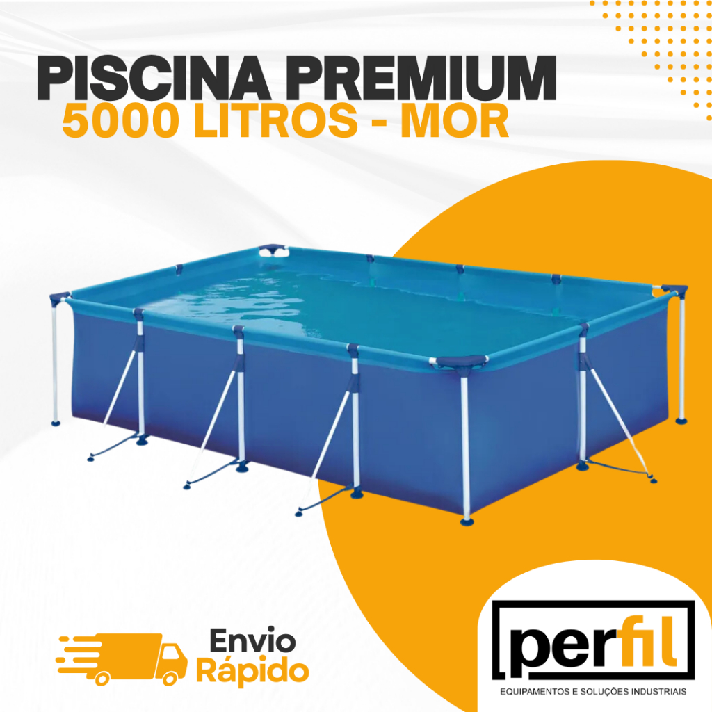 Piscina 5000 litros Premium Estruturada MOR ideal para Família e ...