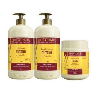 Kit Tutano Shampoo, Condicionador 1L + Banho De Creme 500g