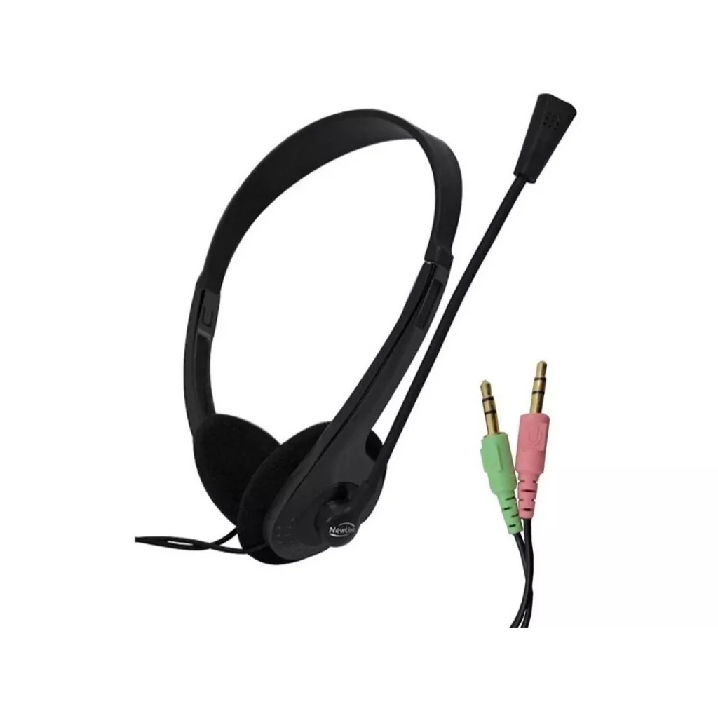 Fone de Ouvido com Microfone Newlink HIGH TONE HS302 Call Center ...
