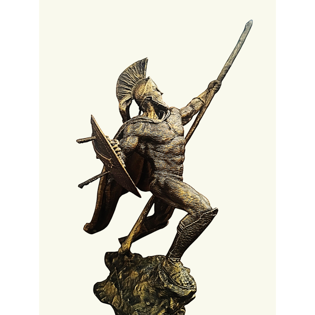 Estatueta Guerreiro Espartano Leônidas de Esparta. Decoração Decorativo. Lançamento !!!