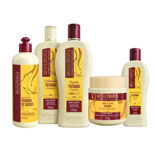 Kit Bio Extratus Tutano Shampoo, Cond. e Finalizador 500ML/G + BC 230G E Cr. Silicone 150ML - BRINDE