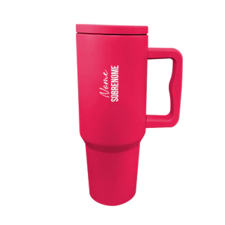 Copo Com Canudo Térmico de 1200ml Personalizado Com O Seu Nome E Sobrenome [C-07]