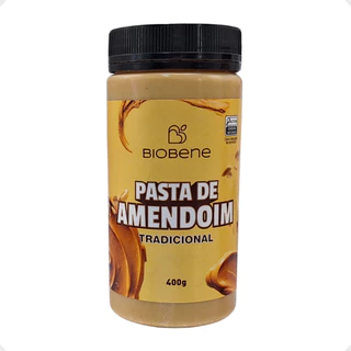 Pasta De Amendoim Tradicional Integral Biobene 400g
