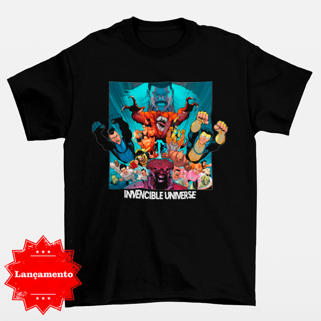Camiseta Invencivel universo masculino feminina Unissex em Algodão ...