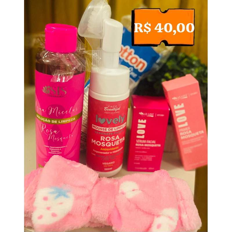 Kit de Skin Care Rosa Mosqueta | Shopee Brasil