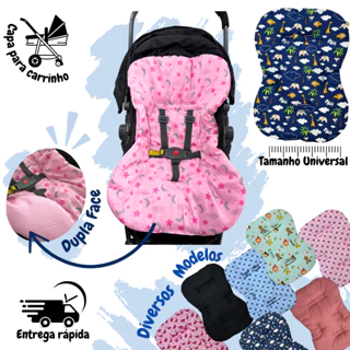 Capa carrinho de bebê acolchoada tamanho universal dupla face galzerano cosco burigotto Chicco em Oferta na Shopee
