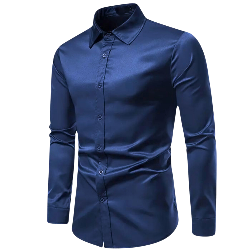 Camisa Masculina Slim Fit Luxo Pronta Entrega Affluere Manga Longa