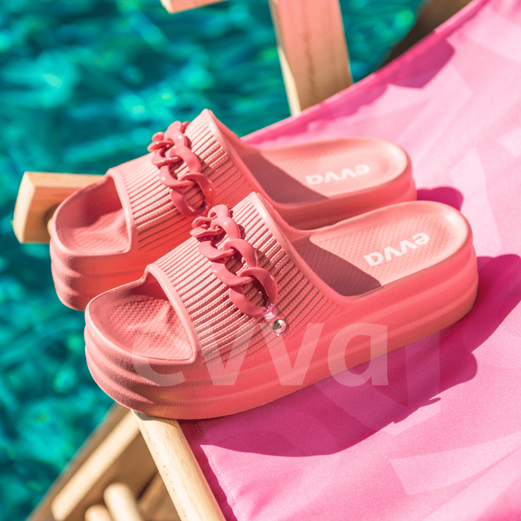 Chinelo Feminino Plataforma Anabela Salto Leve 100% em EVA