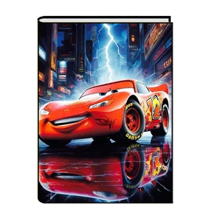 Caderno Brochura Grande Relâmpago Mcqueen 96 Folhas Capa Dura