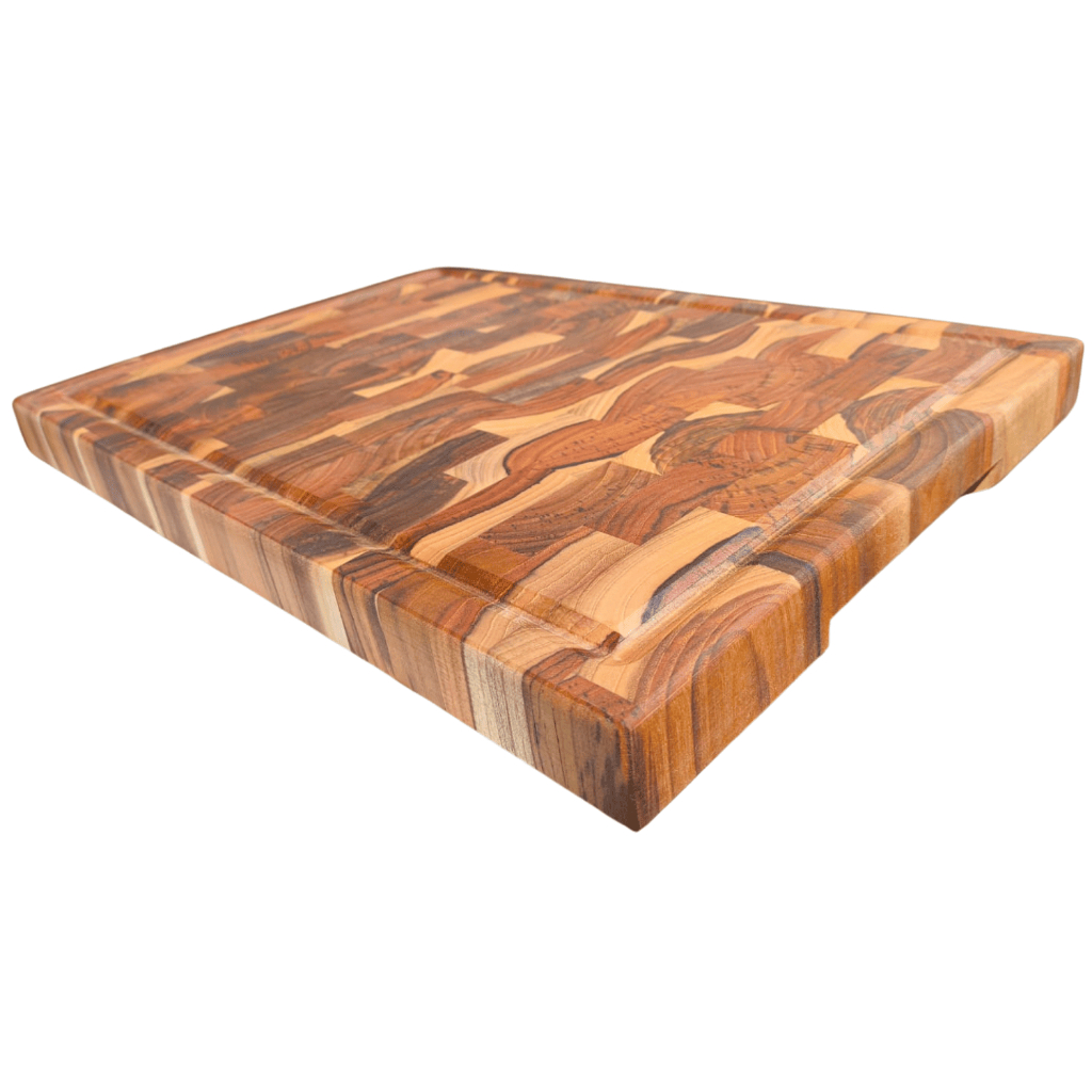Tabua De Churrasco Carne Corte Madeira Personalizada Rustica Multiuso Teca Grande Média Cozinha