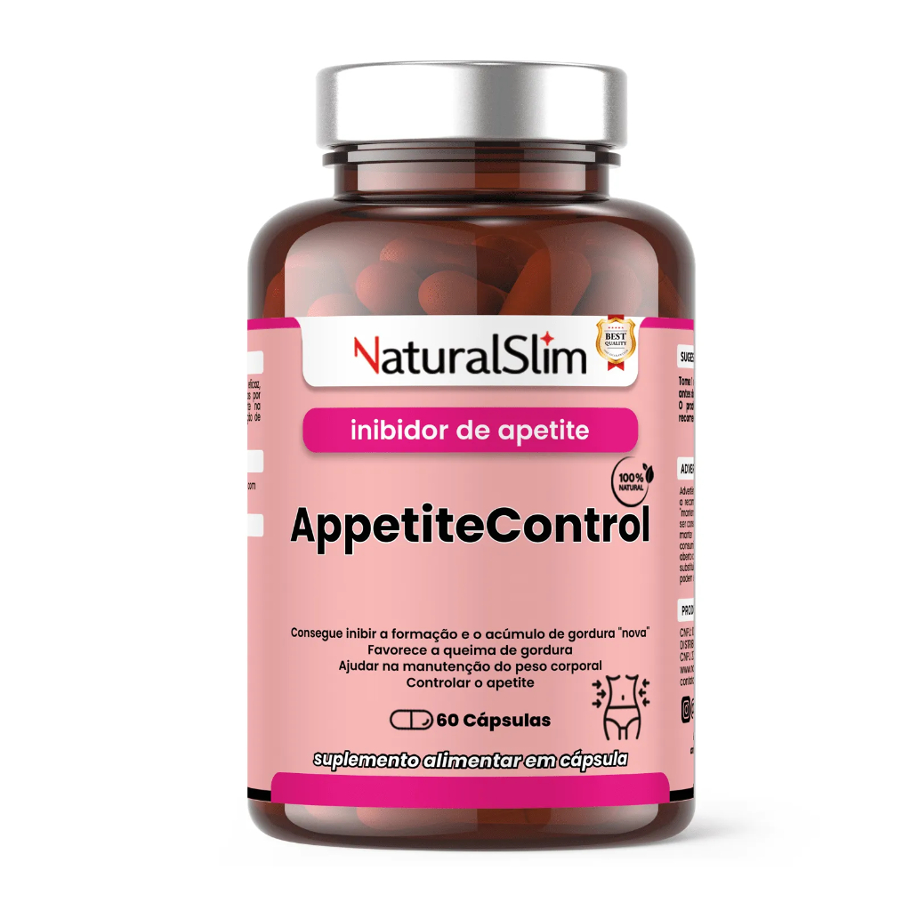 AppetiteControl 60 Caps NaturalSlim - Inibidor De Apetite | Shopee Brasil