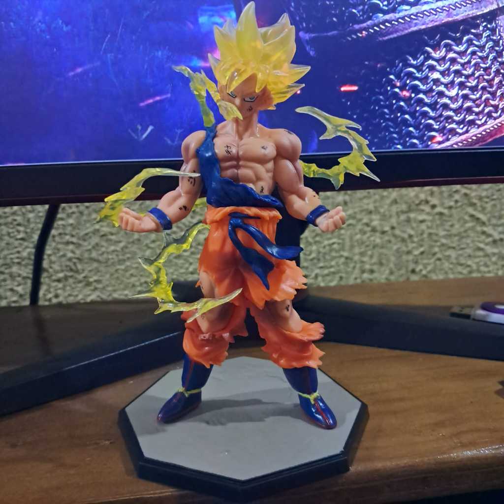 Dragon Ball Son Goku Super Saiyan Figura Anime de Ação, Modelo DBZ ...
