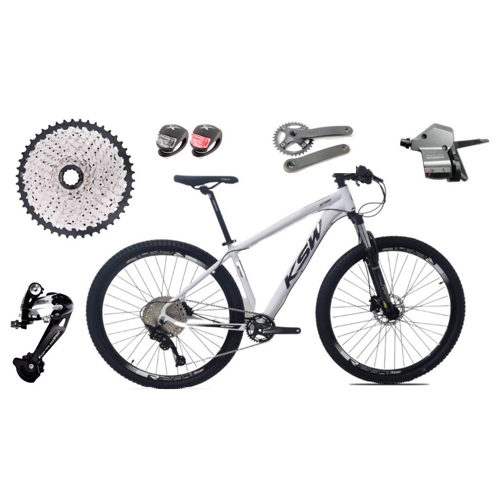 Bicicleta Aro 29 Ksw 1 X 9v Hidráulico Trava E K7 11/40
