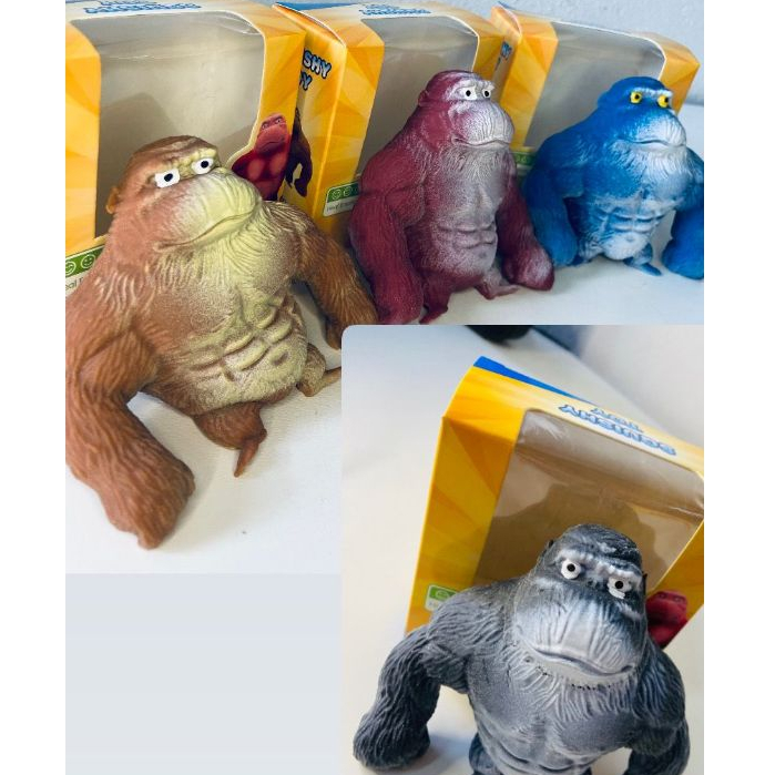 Boneco Macaco Estica e Puxa – Diversão Garantida, Antiestresse ,Presente Perfeito 12cm