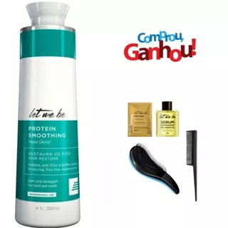 Let Me Be - Protein Passo Único 1 Litro e Oléo Reparador de Pontas e sachê