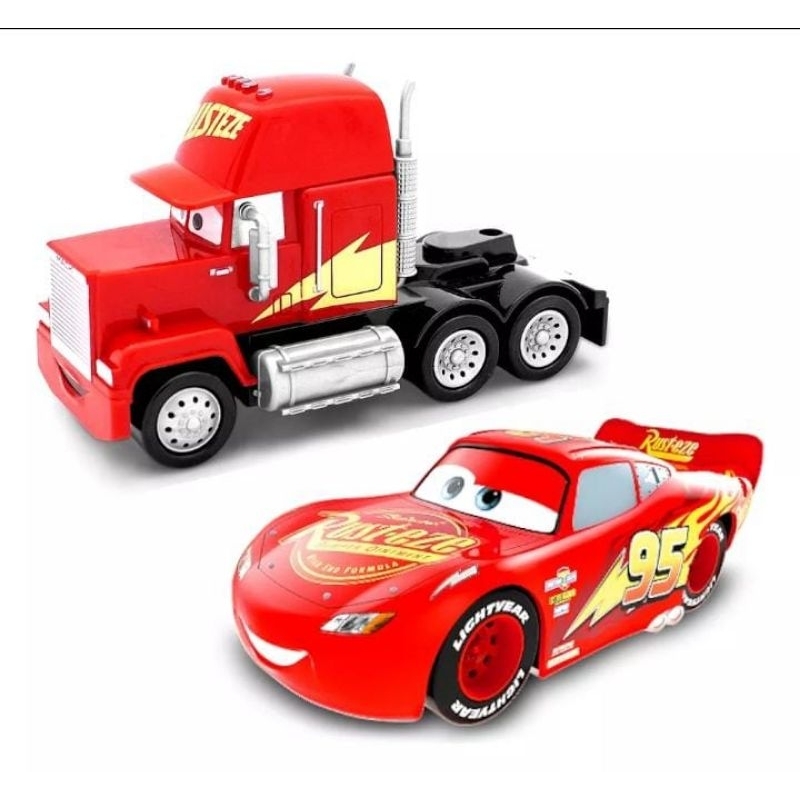 Brinquedo Carrinho Filme Carros 3 Relâmpago McQueen e Mack - 13 cm ...