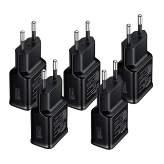 Kit 3/5/10 Fontes Carregador Tomada Adaptador USB