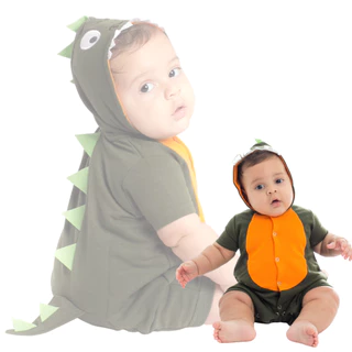 Macacão Body Bebe, Roupa Dinossauro, Festa Mesversário, Carnaval, Ensaio Fotográfico, Enxoval