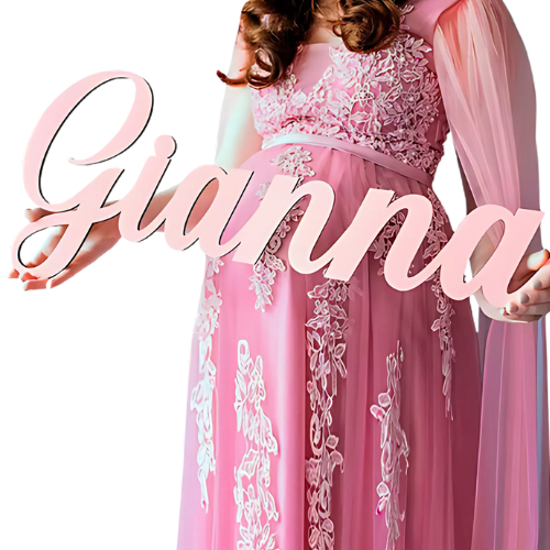 Nome em MDF Personalizado de 6mm, Decoração