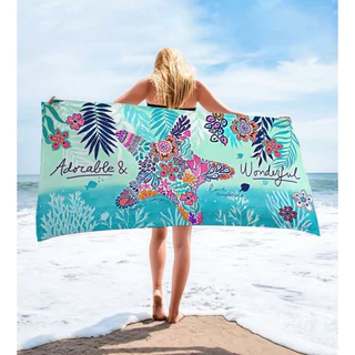 Toalha Para Praia ou Piscina Sublimada 140x70cm Não Gruda Areia