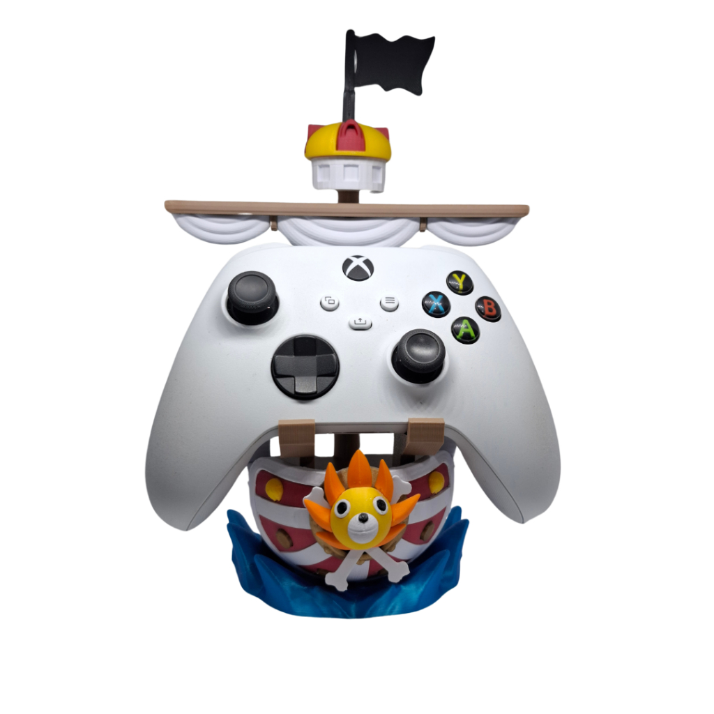 One Piece Suporte para Controle Thousand Sunny Branco do Luffy Xbox PlayStation