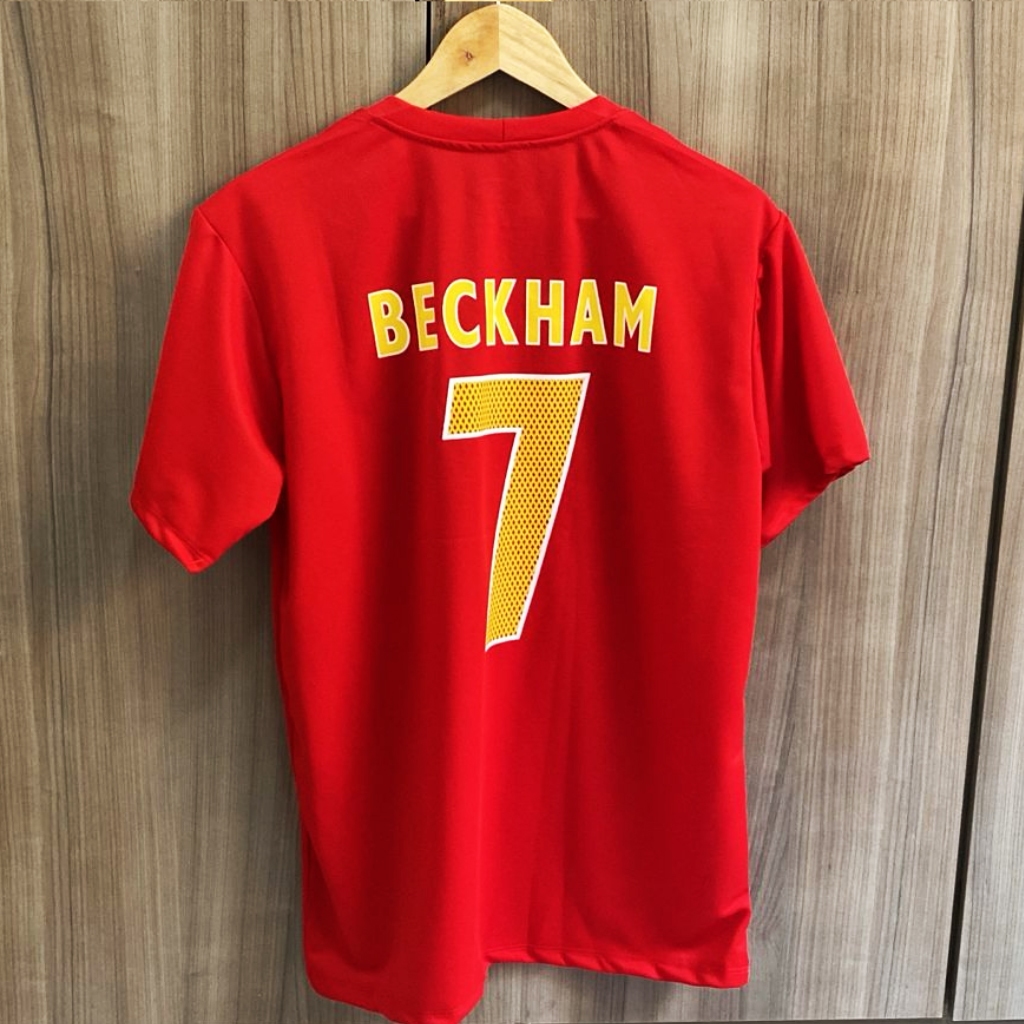 Camisa Futebol Retrô DB7 Vermelha Dry Fit Masculina - Envio Imediato