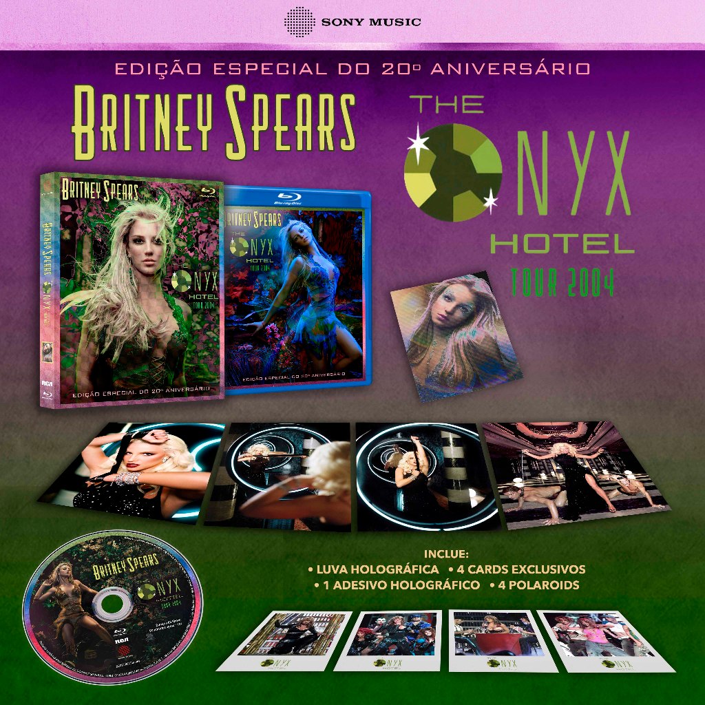 Britney Spears - The Onyx Hotel Tour (20º Aniversário) + EXTRAS