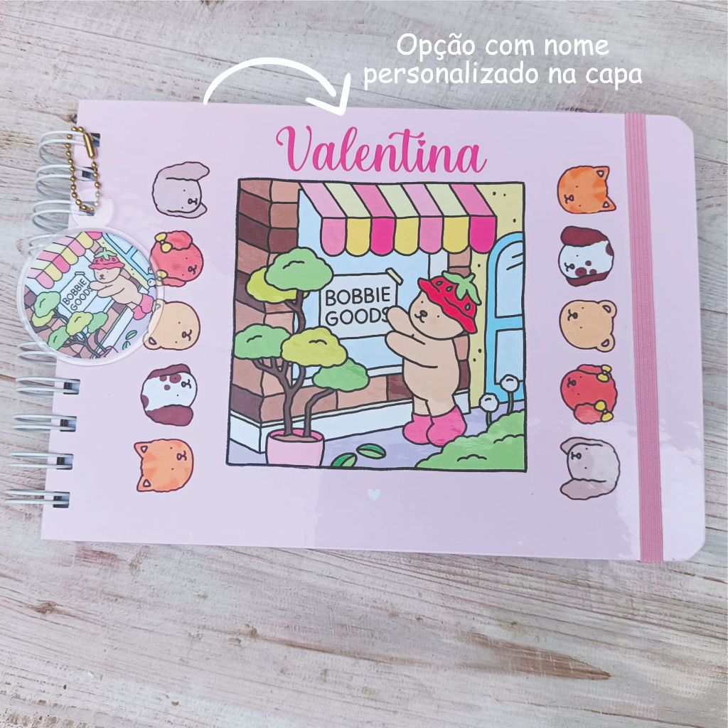 Livro de Colorir Bobbie Goods 50 Folhas 180 Gramatura Caderno de ...