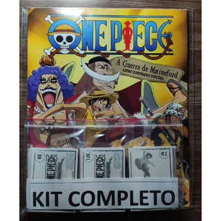 Álbum One Piece A Guerra de Marineford Completo Para Colar (Original PANINI)