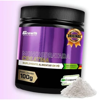 Creatina Pura Growth Monohidratada (100G) CREAPURE Growth Suplements Suplementos