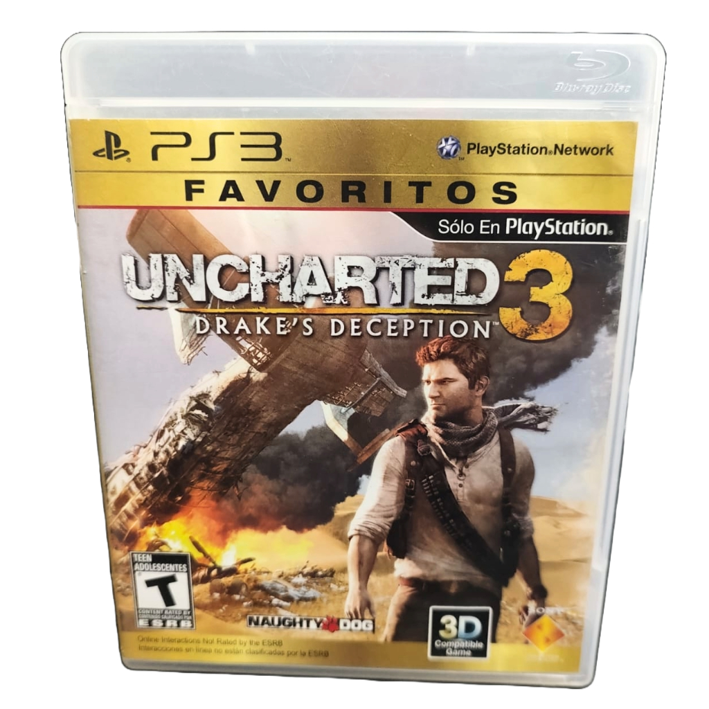 Uncharted 3: Drake's Deception PS3 Mídia Física Favoritos