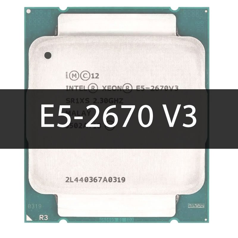 Processador Intel Xeon E5 2670 V3 2.30/3.10Ghz 120W 12/24 LGA 2011