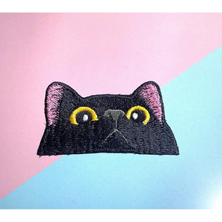 Patch Bordado Termocolante Gato
