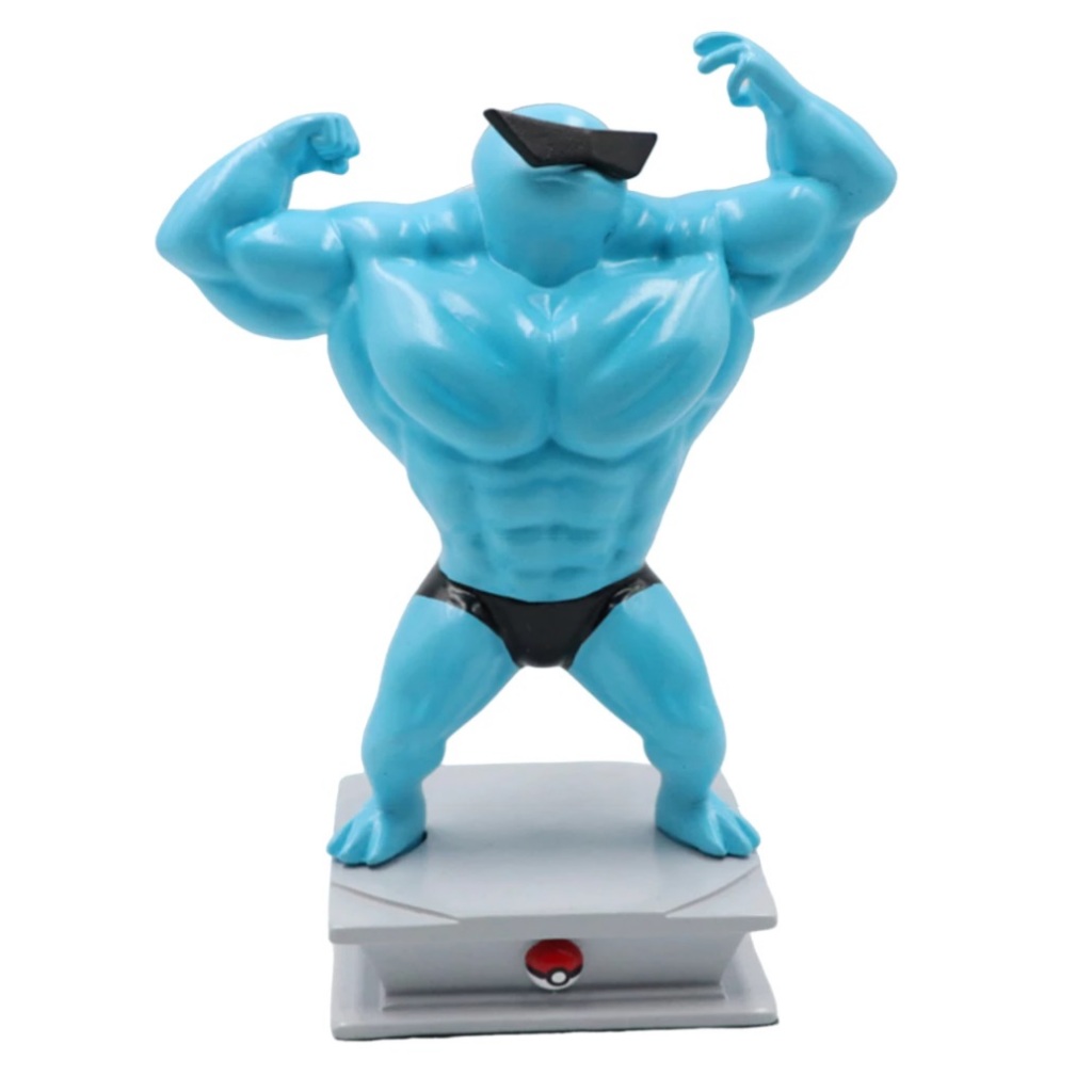 Pokémon PVC Action Figures Musculoso / Boneco Muscle Pikachu Charmander ...
