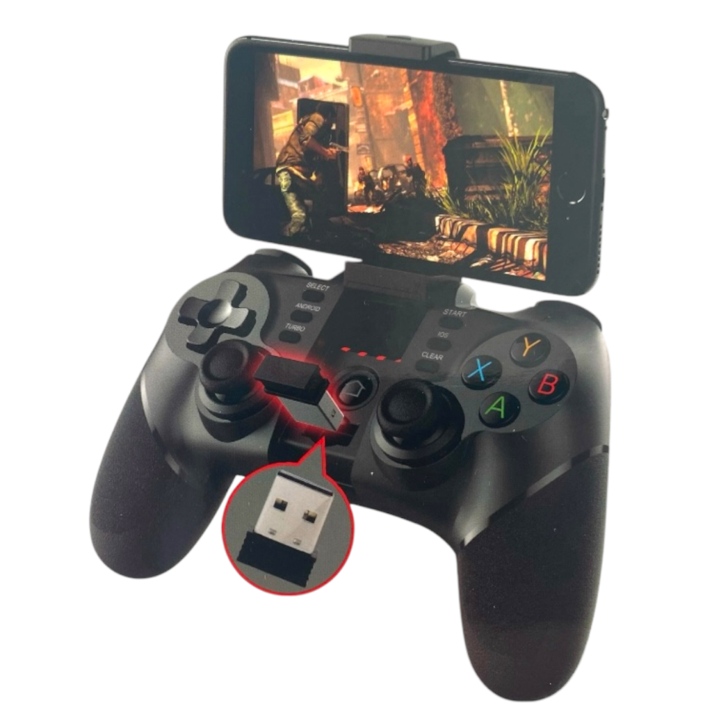 Controle Joystick Ipega 9076 Original Bluetooth Celular IOS Android e ...