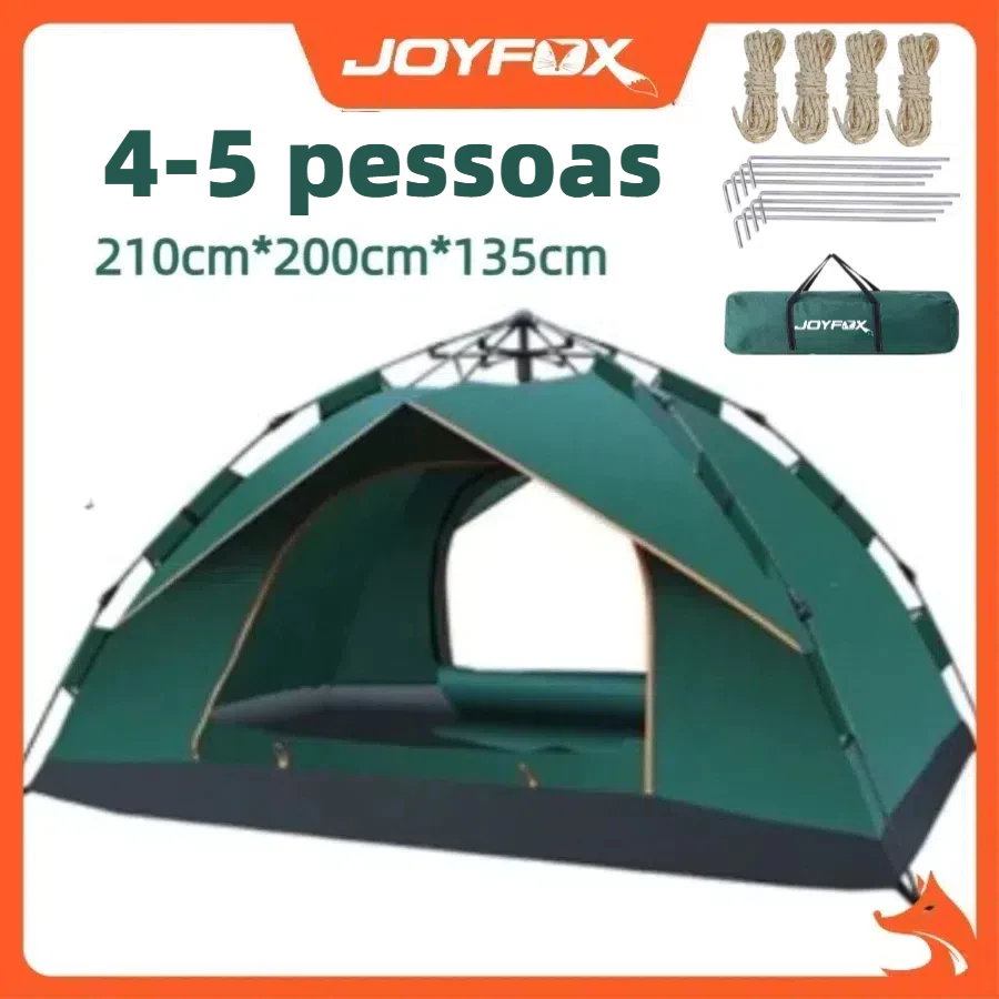 OYFOX Barraca Camping Acampamento 4/5 Pessoas Automatica barraca de acampamento
