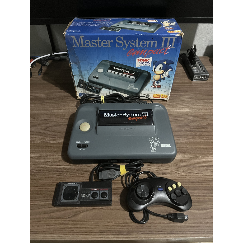 Master System 3 Mod AV Completo na Caixa | Shopee Brasil