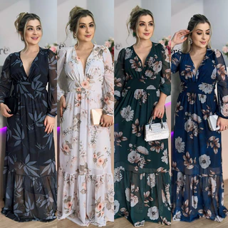 VESTIDO PARA NOIVA Y EVENTOS MANGA LONGA