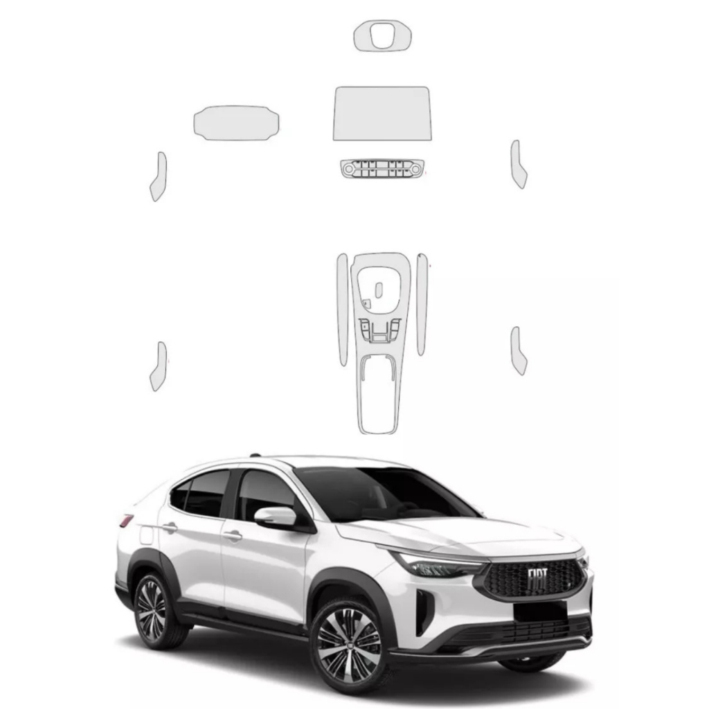 Pre Cut Ppf Fiat Fastback Base 2024 main image 1