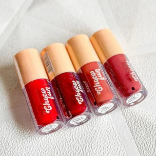 Lip Tint Cream Brilho Labial Choco Fun Fenzza Gloss Batom Novas Cores em Oferta na Shopee
