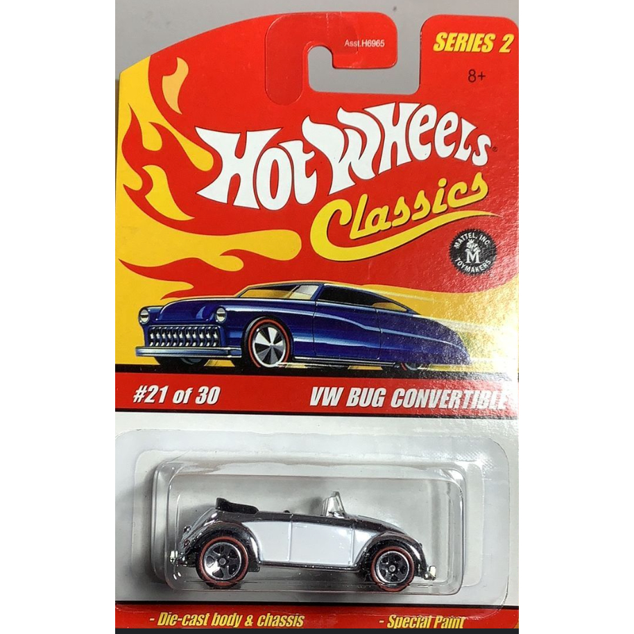 HOT WHEELS CLASSICS SERIES 2 VOLKSWAGEN BUG CONVERTIBLE | Shopee