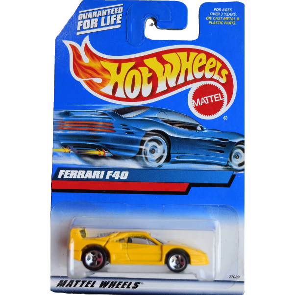 HOT WHEELS FERRARI F40 YELLOW | Shopee Brasil