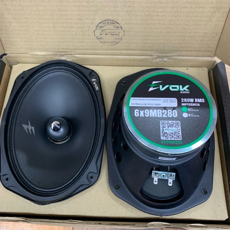 Par De Alto Falante Mid Bass Evok 6x9 Mb250 / mb280 | Shopee Brasil