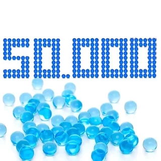 Refil 50.000 Bolinha de Gel Orbeez para arminha brinquedo lançador 7-8mm Orbis esfera Hidrogel