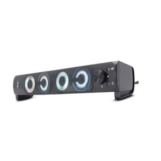 Caixa De Som Rgb Alto Falante Computador Notebook Pc Usb P2