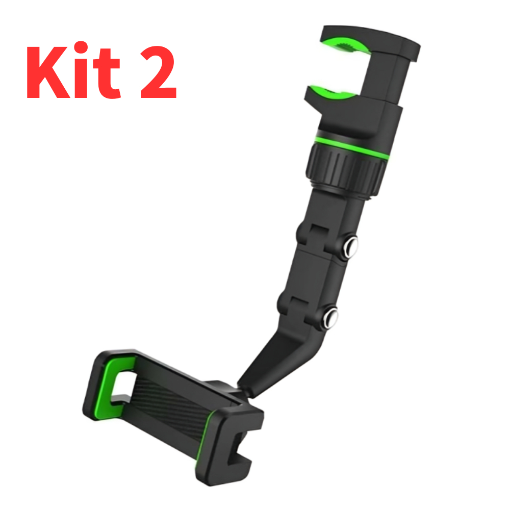 Kit 2 Novo Suporte Multifuncional Carro Espelho Retrovisor e Mesa universal GPS para celular automóvel