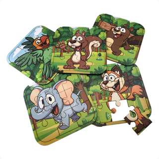 Kit Diversão 5 Quebras Cabeças Peças Criatividade Infantil Desenvolvimento em Oferta na Shopee