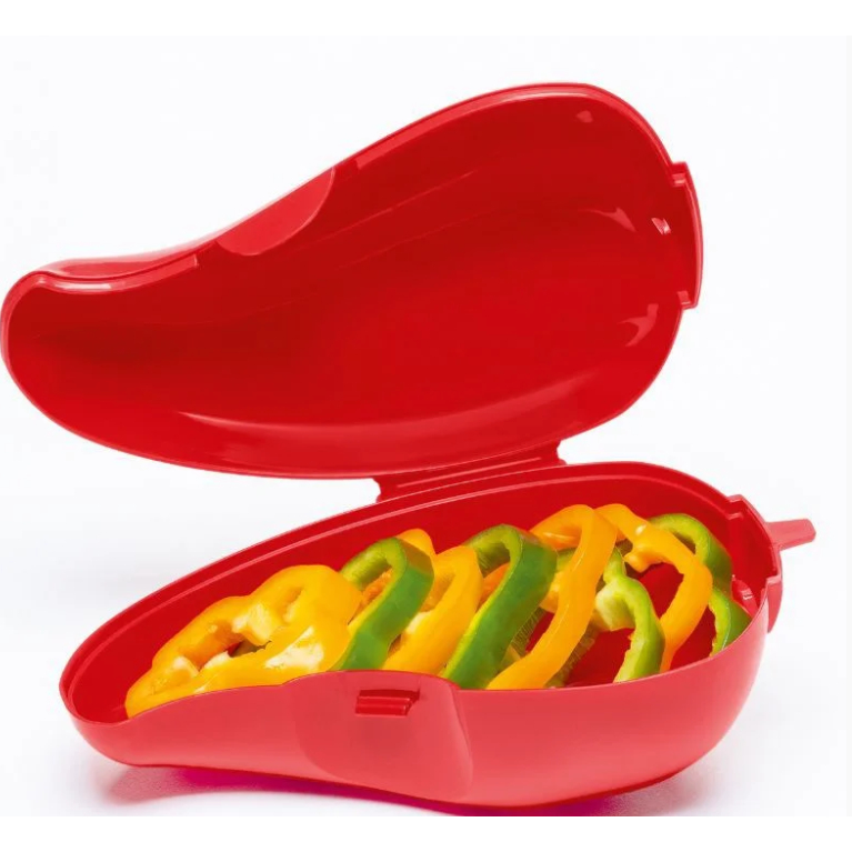 Tupperware Porta Tomate Vermelho 350ml, Porta Pimenta, Porta Pimentão e ...