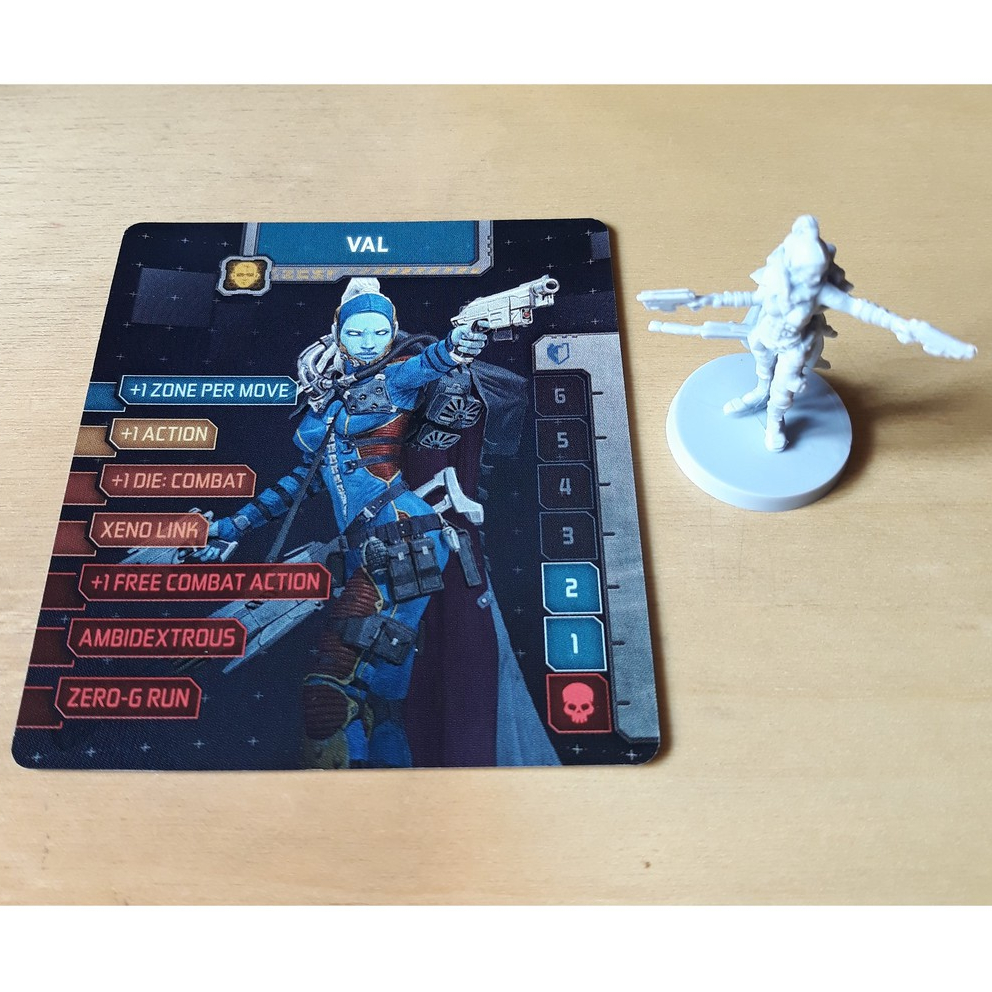 Val (Valha'Intzar'Shayra) - Survivor | Sobrevivente - Zombicide Invader ...